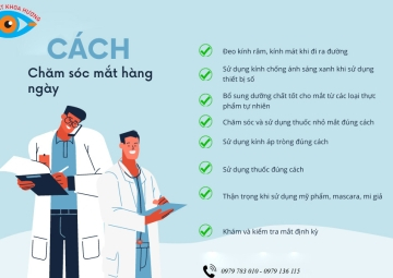 NHỮNG SAI LẦM KHI CHĂM SÓC MẮT THƯỜNG GẶP CẦN LƯU Ý 